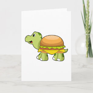Turtle with Shell as Burger.PNG Card