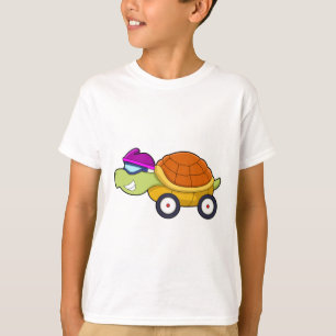 Turtle with Shell as Car T-Shirt
