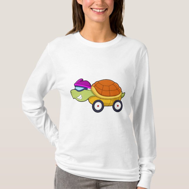 Turtle with Shell as Car T-Shirt (Front)