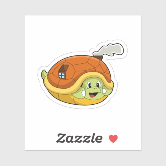 Turtle with Shell as House (Sheet)