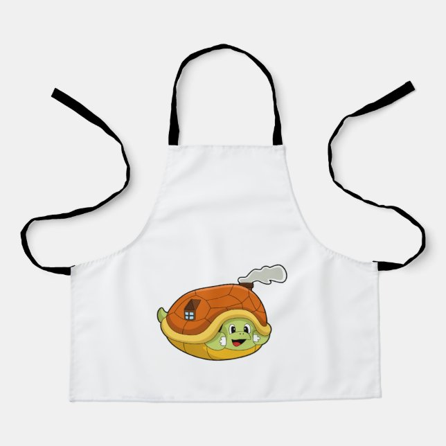 Turtle with Shell as House Apron (Front)