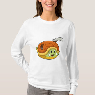 Turtle with Shell as House T-Shirt