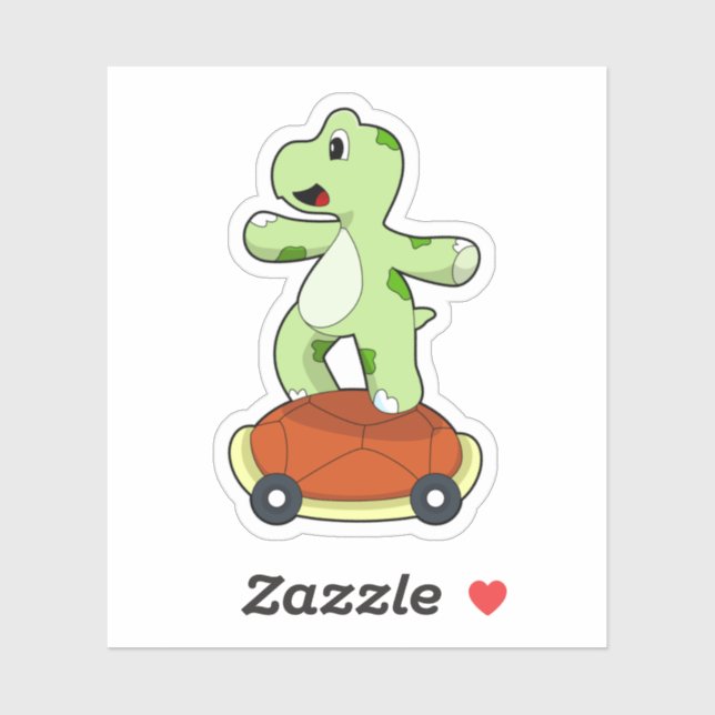Turtle with Shell as Skateboard (Sheet)