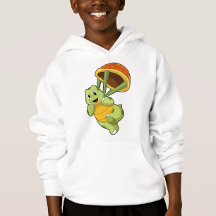 Turtle with Shell as Skydiver
