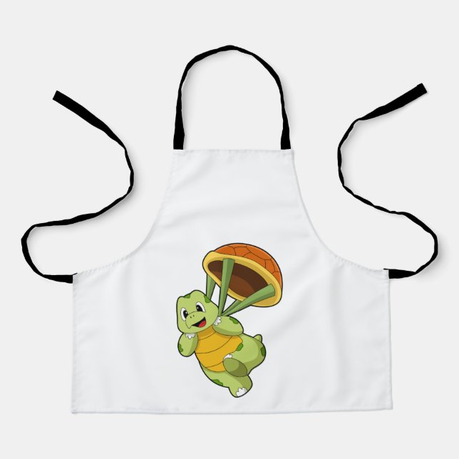 Turtle with Shell as Skydiver Apron (Front)