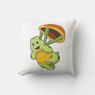 Turtle with Shell as Skydiver Cushion
