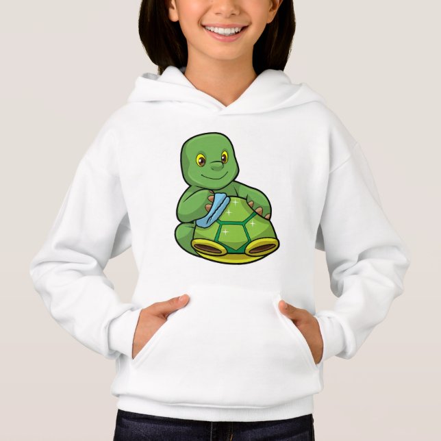 Turtle with Shell & Cleaning rag (Front)