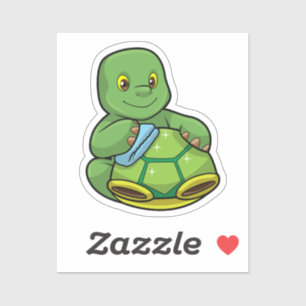 Turtle with Shell & Cleaning rag