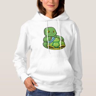 Turtle with Shell & Cleaning rag Hoodie