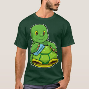 Turtle with Shell Cleaning rag T-Shirt