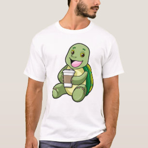 Turtle with Shell & Coffee to go T-Shirt