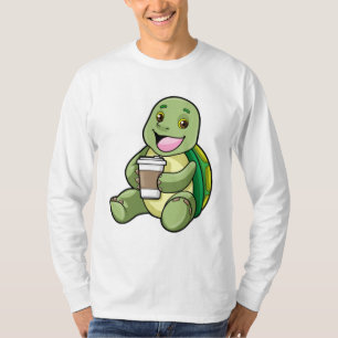 Turtle with Shell & Coffee to go T-Shirt