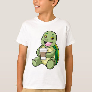 Turtle with Shell & Coffee to go T-Shirt