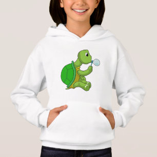 Turtle with Soap bubbles
