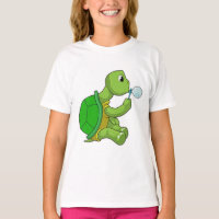 Turtle with Soap bubbles