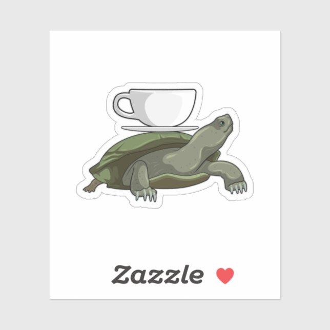 Turtle with Teacup (Sheet)