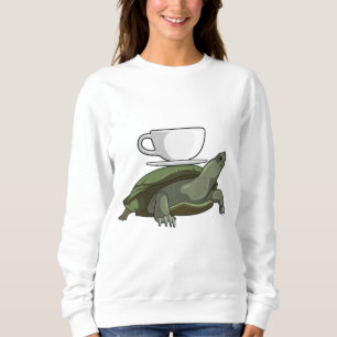 Turtle with Teacup Sweatshirt