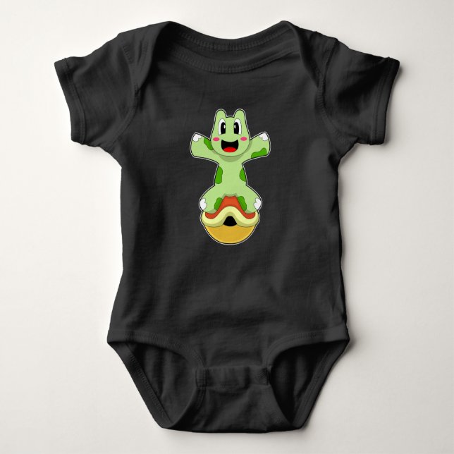 Turtle without Shell Baby Bodysuit (Front)