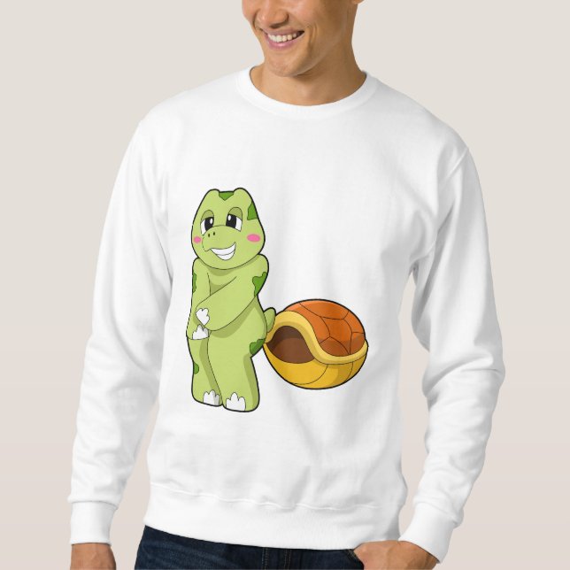 Turtle without Shell Shy.PNG Sweatshirt (Front)