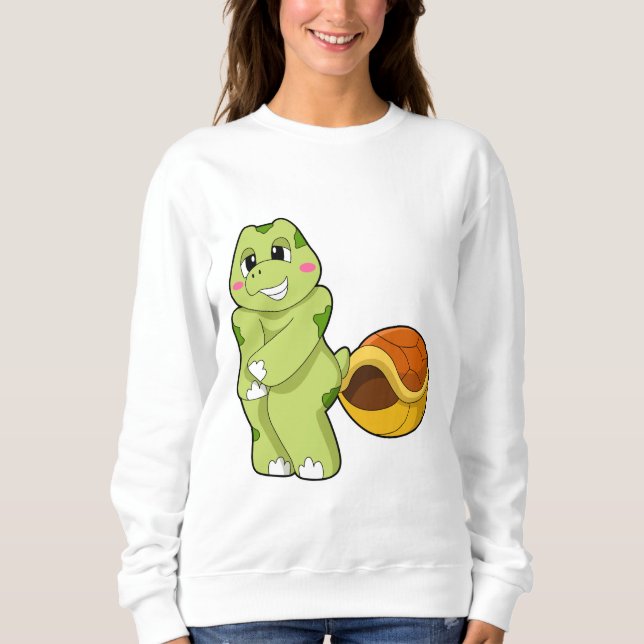 Turtle without Shell Shy.PNG Sweatshirt (Front)
