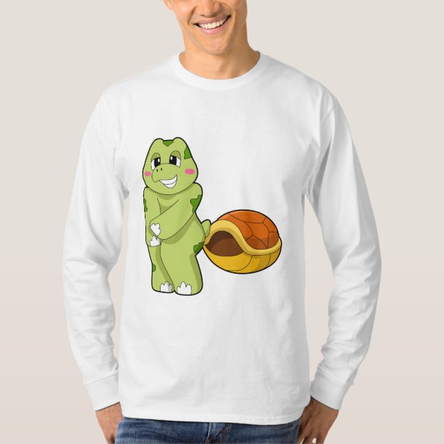 Turtle without Shell Shy.PNG T-Shirt (Front)