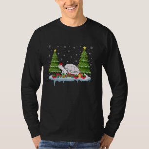 Turtle Xmas Tree Lighting Men Women Ugly Christmas T-Shirt