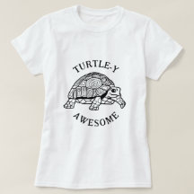 Turtle-y awesome.  Cute turtle drawing.  Pun.
