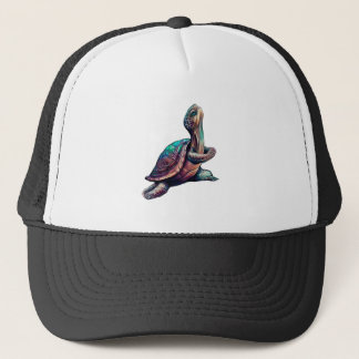 turtle yoga trucker hat