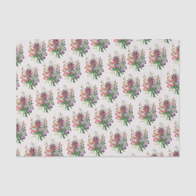 Turtleheads and Beardtongues Tissue Paper (Front)