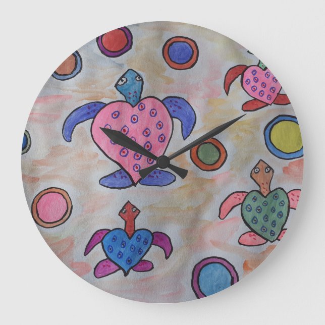Turtles & Circles Clock (Front)