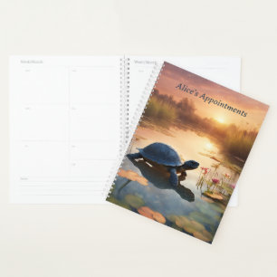 Turtles Glide Gracefully Planner