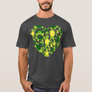 Turtles heart Loves Sea Turtles Gifts Ocean Animal T-Shirt
