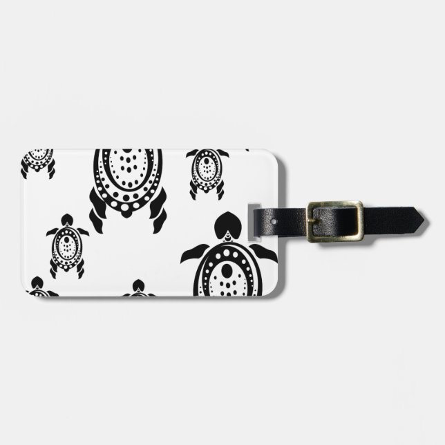 turtles luggage tag (Front Horizontal)