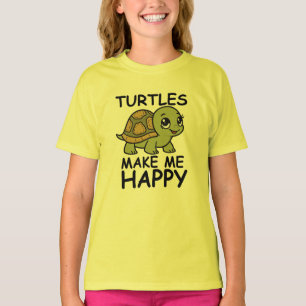 Turtles Make Me Happy T-Shirt