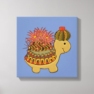 turtle's party dress canvas print