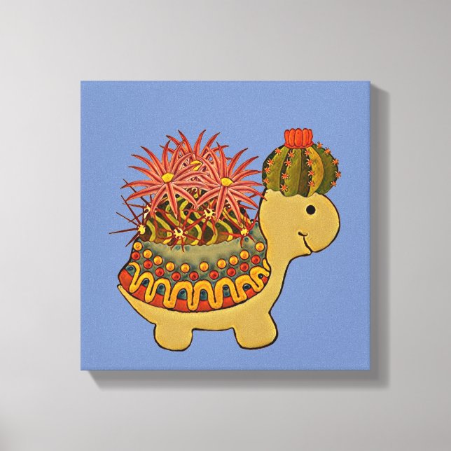 turtle's party dress canvas print (Front)