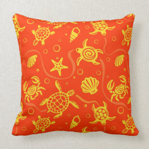 Turtles Pattern Cushion