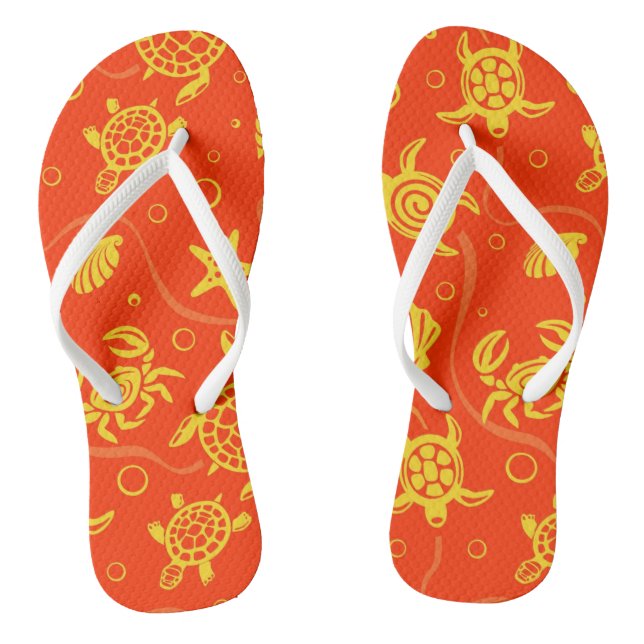 Turtles Pattern Jandals (Footbed)