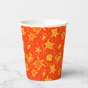 Turtles Pattern Paper Cups