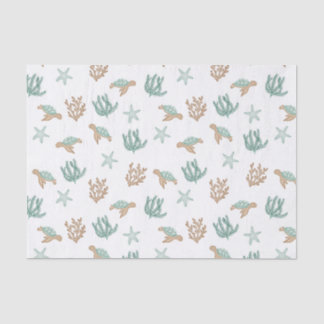 Turtles Swimming   Tissue Paper