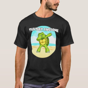 Turtley Awesome - Dabbing Turtle Ocean T-Shirt