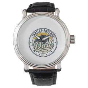 Turtley Awesome Dad Vintage Turtle Shirt Design_1 Watch