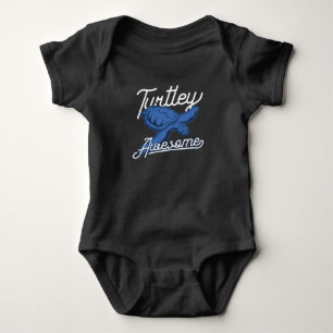 Turtley Awesome Funny Sea Life  Baby  Bodysuit