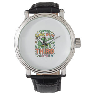 Turtley Done With Third Grade Turtle School Shirt_ Watch