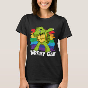 Turtley Gay Pride Rainbow Flag LGBT Community LGBT T-Shirt
