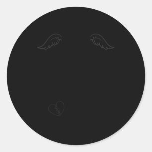 Tus Alas Estaban Listas Pero Mi Corazã³N No Duelo Classic Round Sticker