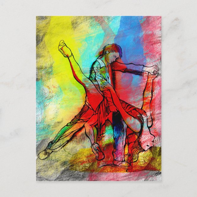 Tus Labios de Ruby - Tango Postcard (Front)