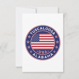 Tuscaloosa, Alabama Card