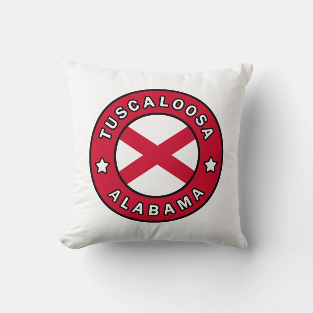 Tuscaloosa Alabama Cushion (Front)