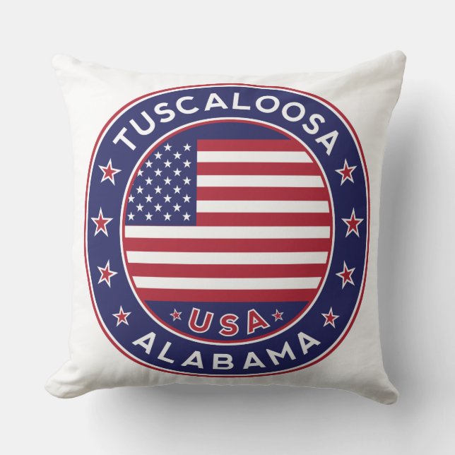 Tuscaloosa, Alabama Cushion (Front)